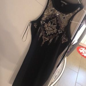 Express racerback black dress